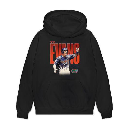 Florida - NCAA Baseball : Ty Evans - Premium Hooded Sweatshirt-0