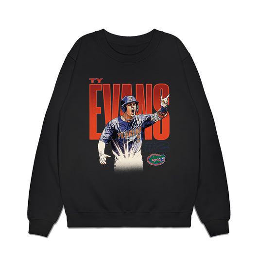 Florida - NCAA Baseball : Ty Evans - Premium Crewneck Sweatshirt-0
