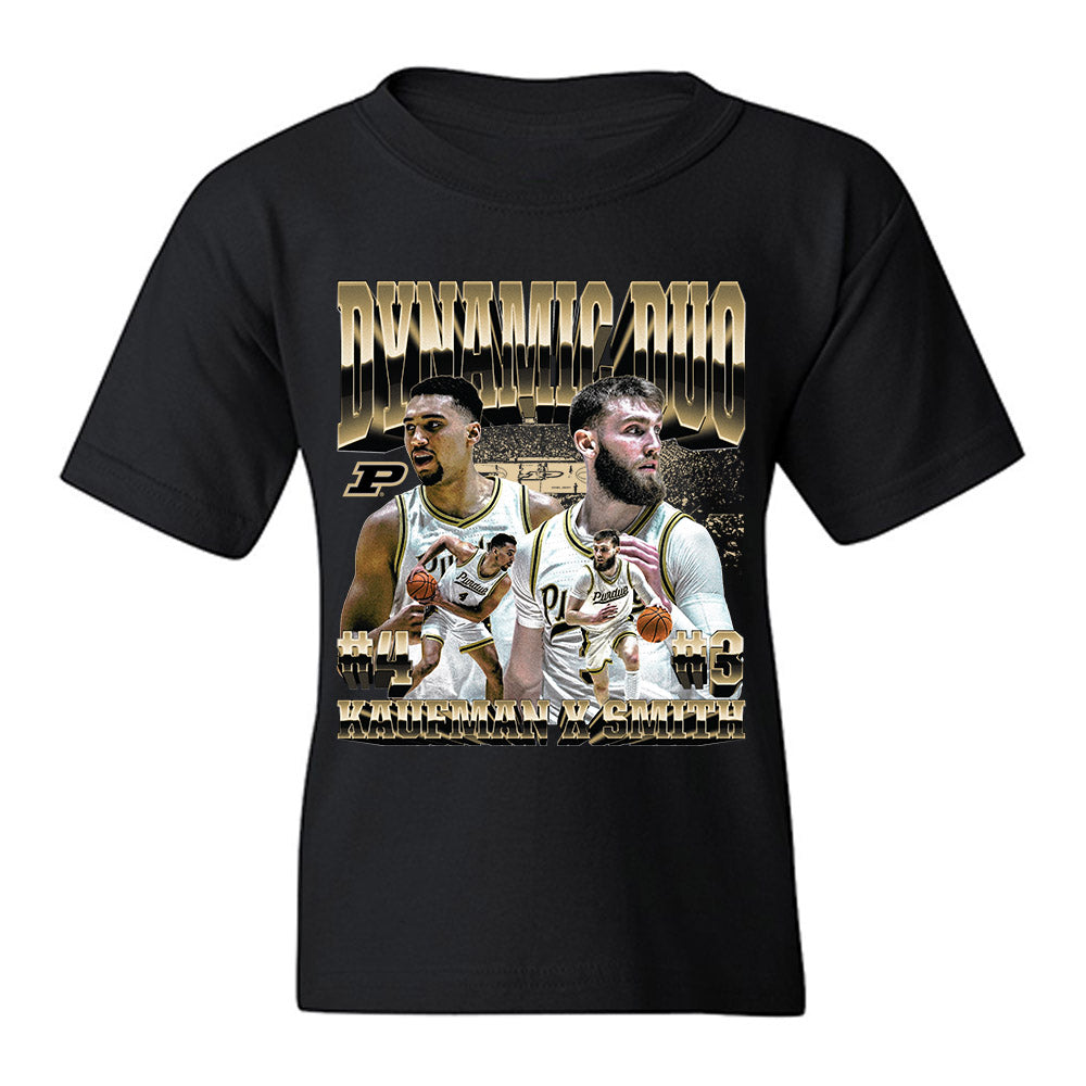 Purdue - NCAA Men's Basketball : - Collage Youth T-Shirt-0
