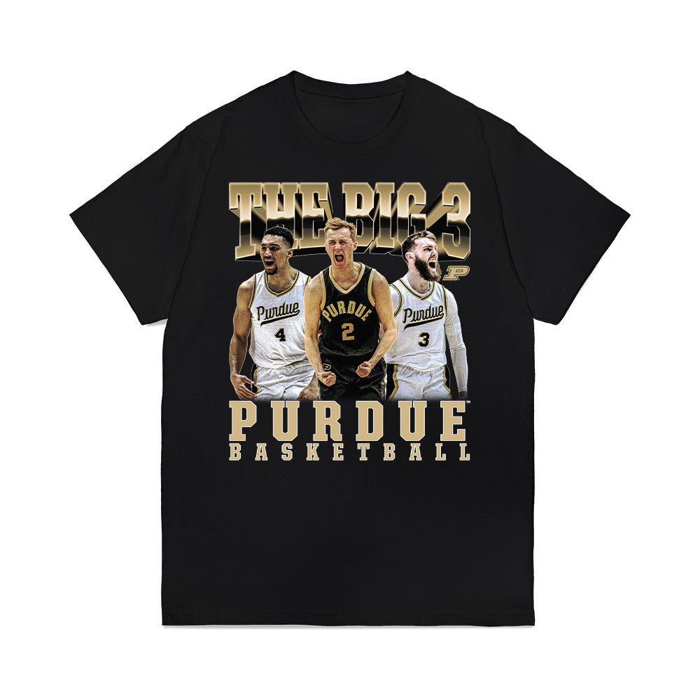 Purdue - NCAA Men's Basketball : - Player Collage Premium T-Shirt-0