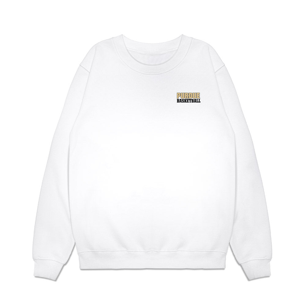 Purdue - NCAA Men's Basketball : Braden Smith - Player Collage Premium Crewneck Sweatshirt-0