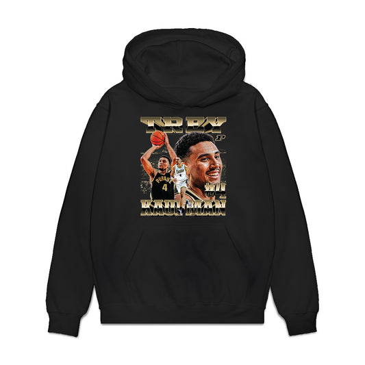 Purdue - NCAA Men's Basketball : Trey Kaufman-Renn - Player Collage Premium Hooded Sweatshirt-0