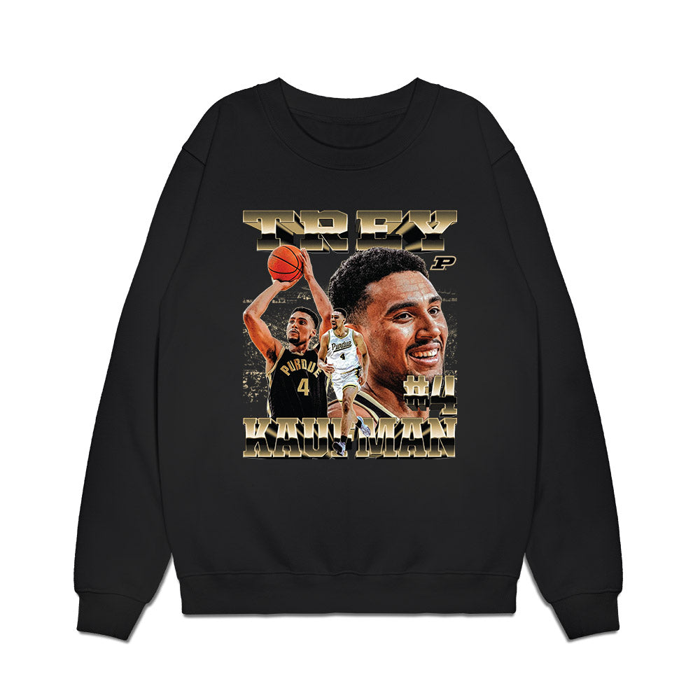 Purdue - NCAA Men's Basketball : Trey Kaufman-Renn - Player Collage Premium Crewneck Sweatshirt-0
