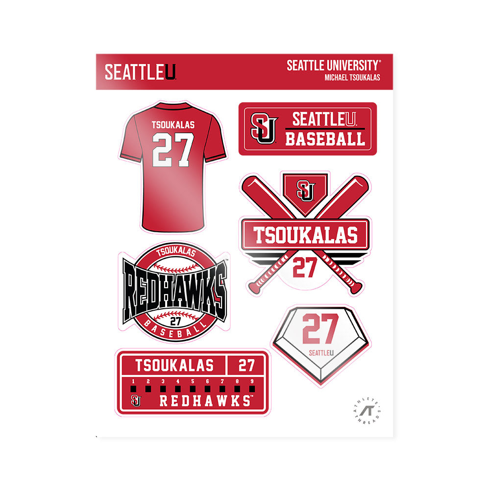 Seattle - NCAA Baseball : Michael Tsoukalas - Sticker Sheet-0