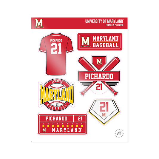 Maryland - NCAA Baseball : Franklin Pichardo - Sticker Sheet-0