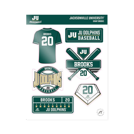 Jacksonville - NCAA Baseball : Grant Brooks - Sticker Sheet-0