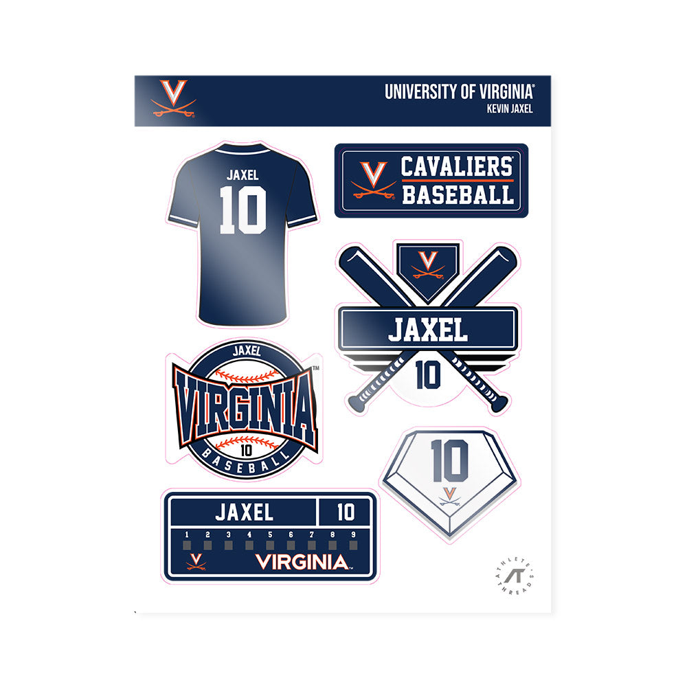 Virginia - NCAA Baseball : Kevin Jaxel - Sticker Sheet-0