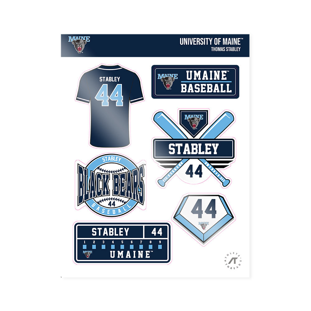 Maine - NCAA Baseball : Thomas Stabley - Sticker Sheet-0