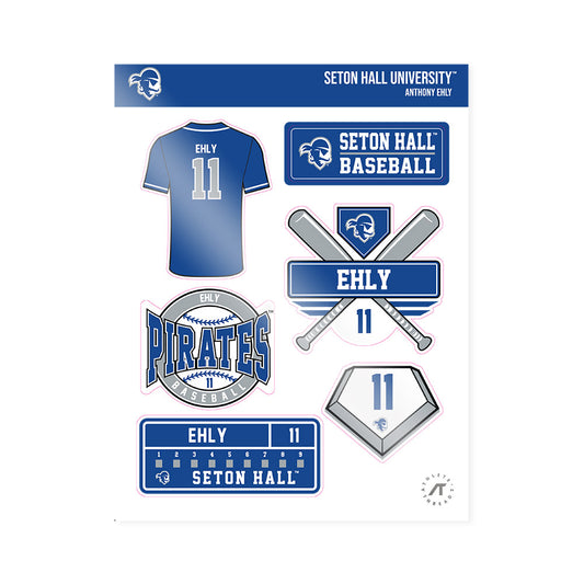Seton Hall - NCAA Baseball : Anthony Ehly - Sticker Sheet-0