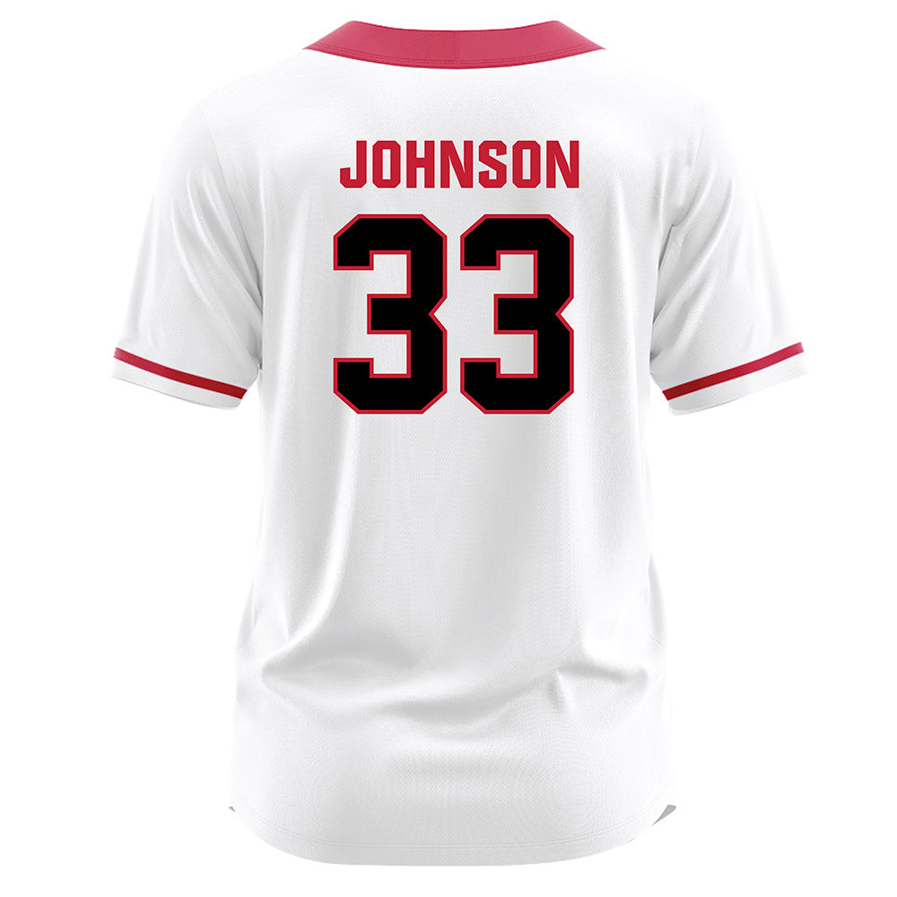 Georgia - NCAA Softball : Maddie Johnson - White Jersey-1