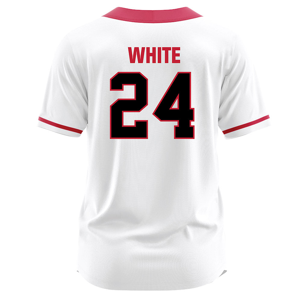 Georgia - NCAA Softball : Esther White - White Jersey-1
