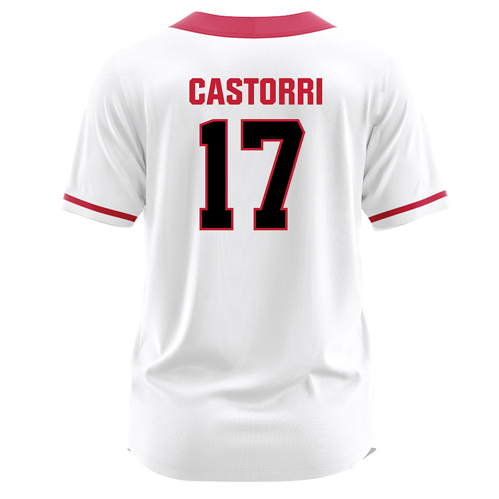 Georgia - NCAA Softball : Emma Castorri - White Jersey-1