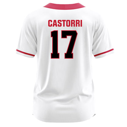 Georgia - NCAA Softball : Emma Castorri - White Jersey-1
