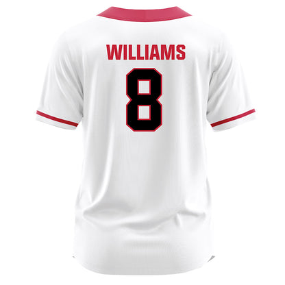Georgia - NCAA Softball : Mua Williams - White Jersey-1