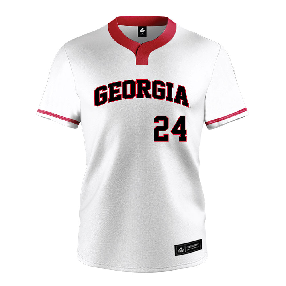 Georgia - NCAA Softball : Esther White - White Jersey-0