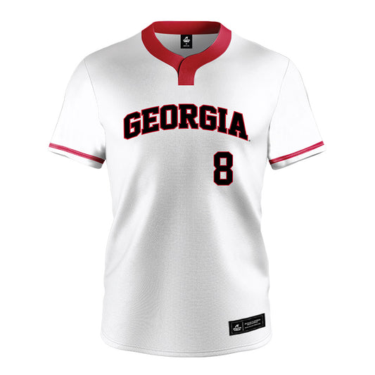 Georgia - NCAA Softball : Mua Williams - White Jersey-0