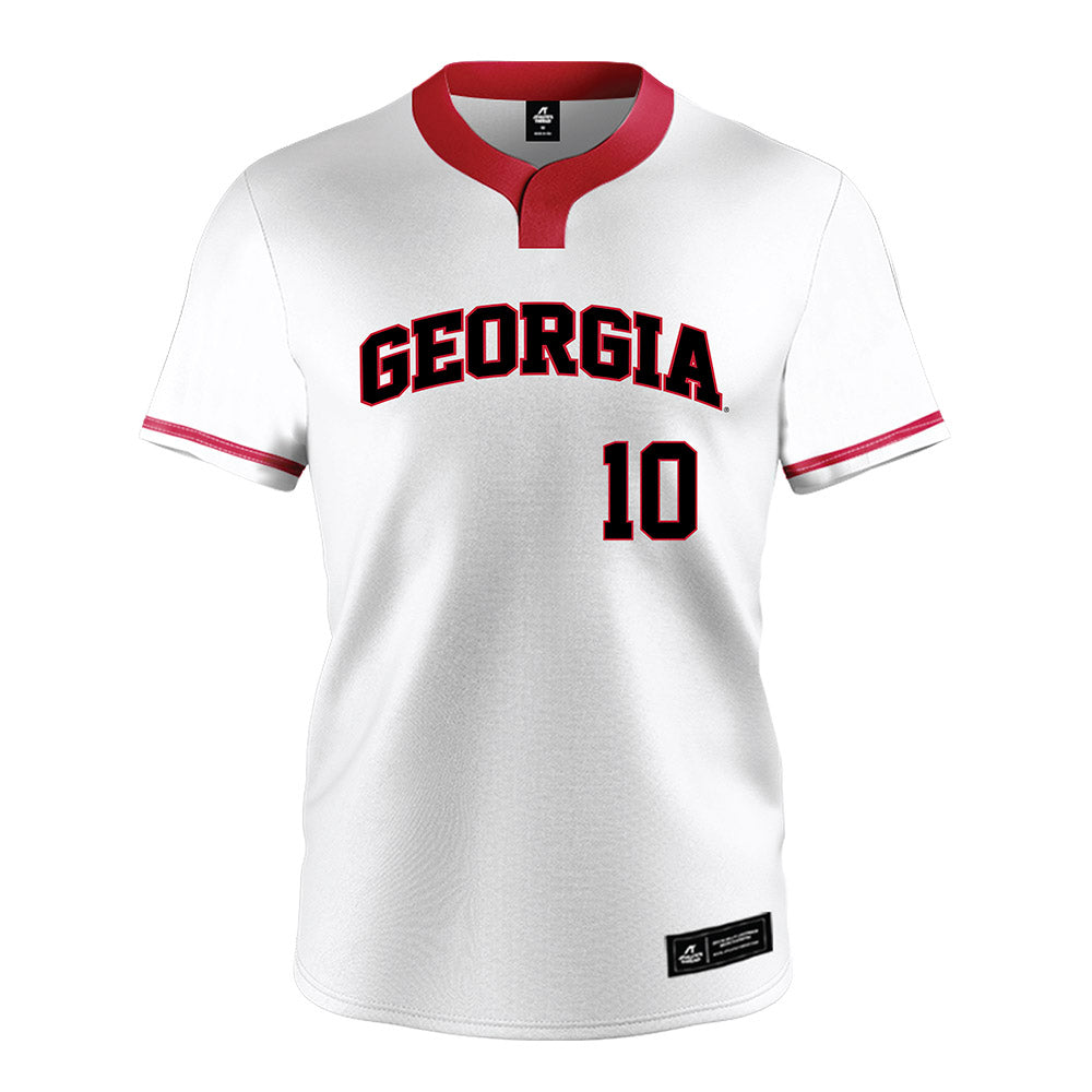 Georgia - NCAA Softball : Mollie Mitchell - White Jersey-0