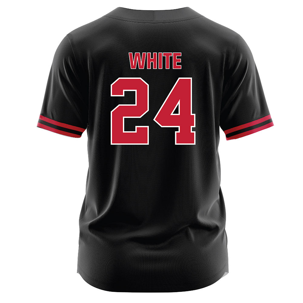 Georgia - NCAA Softball : Esther White - Black Jersey-1
