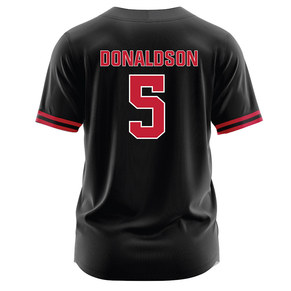 Georgia - NCAA Softball : Natalie Donaldson - Black Jersey-1