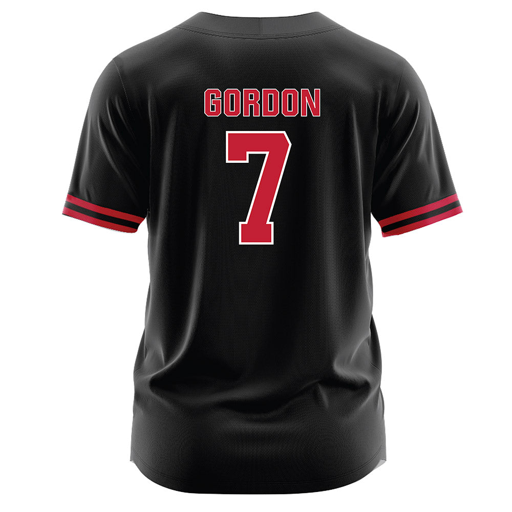 Georgia - NCAA Softball : Sarah Gordon - Black Jersey-1