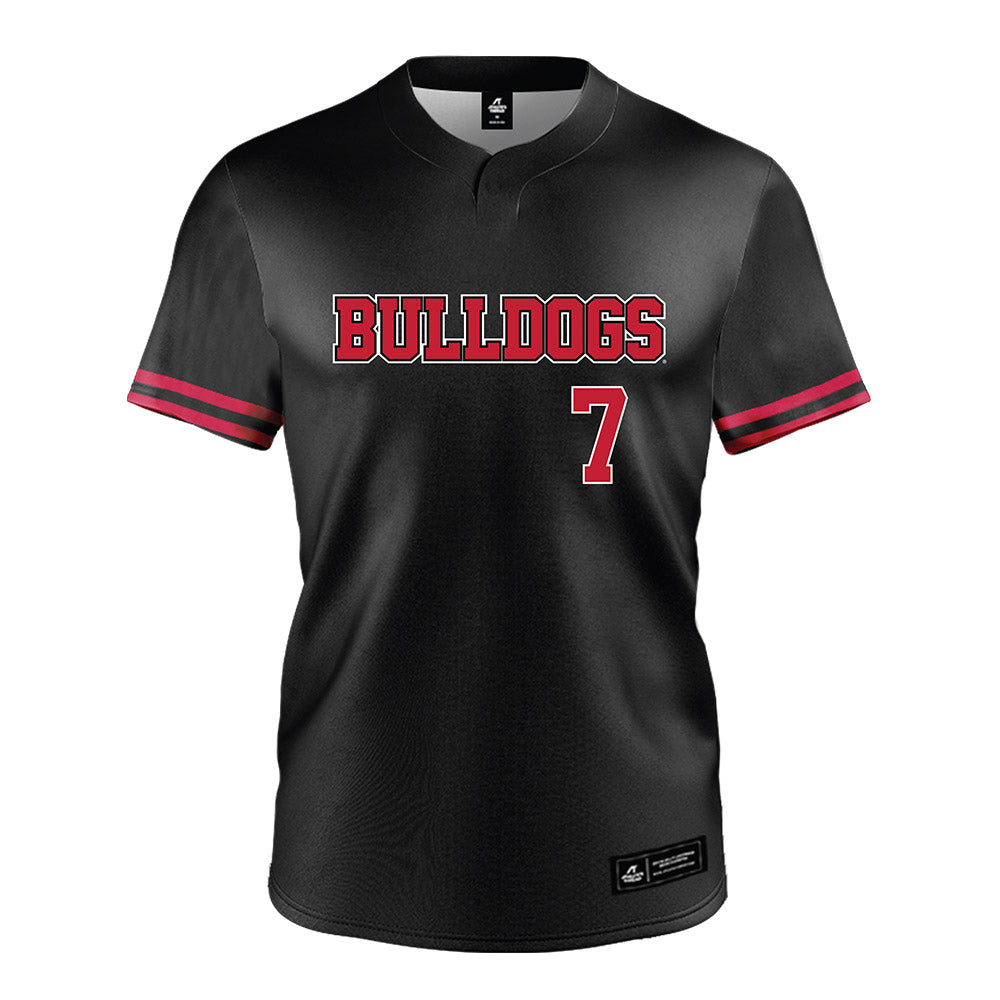 Georgia - NCAA Softball : Sarah Gordon - Black Jersey-0