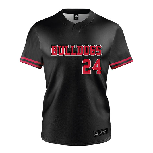 Georgia - NCAA Softball : Esther White - Black Jersey-0