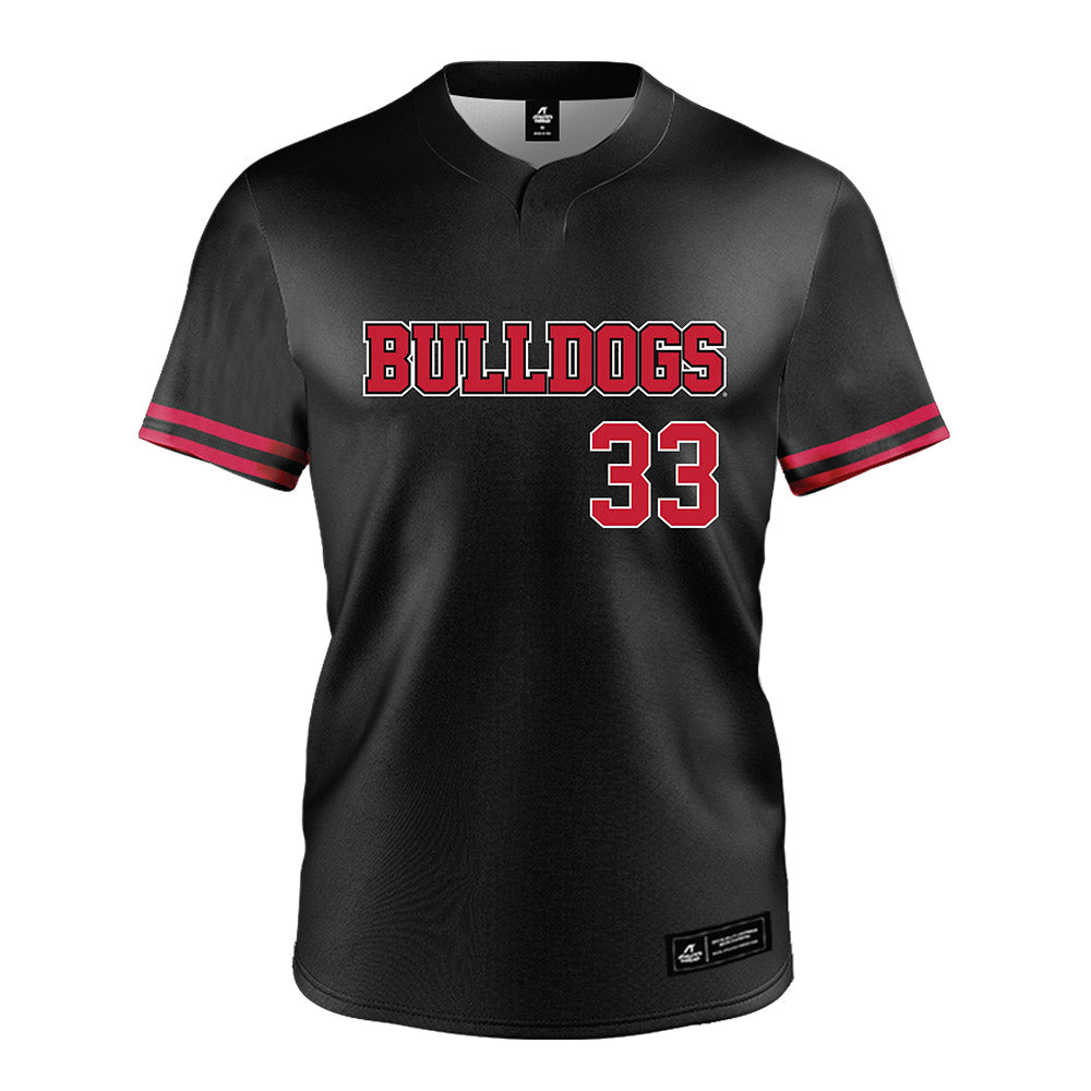 Georgia - NCAA Softball : Maddie Johnson - Black Jersey-0