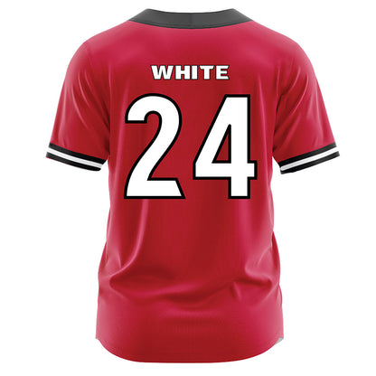 Georgia - NCAA Softball : Esther White - Red Jersey-1