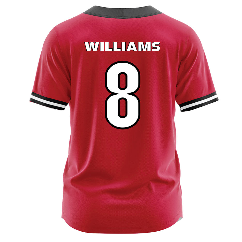 Georgia - NCAA Softball : Mua Williams - Red Jersey-1