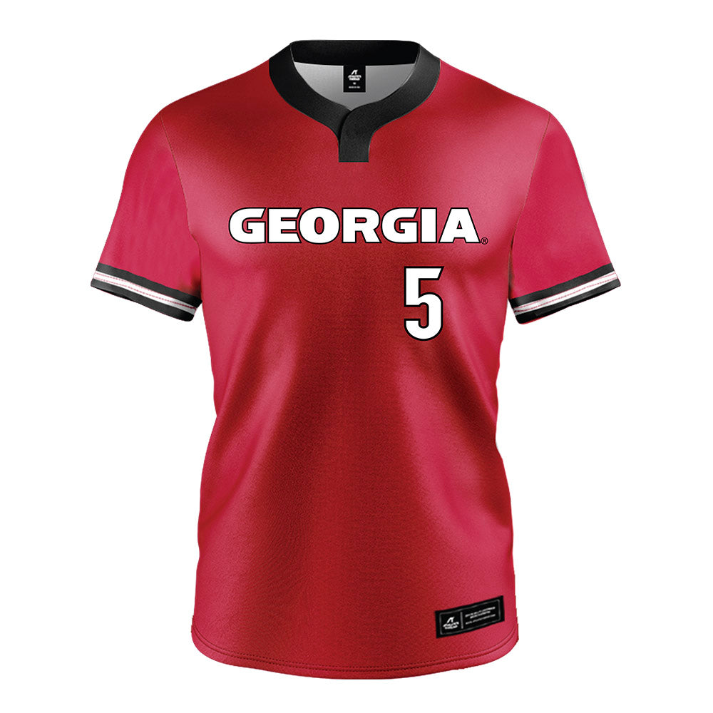 Georgia - NCAA Softball : Natalie Donaldson - Red Jersey-0