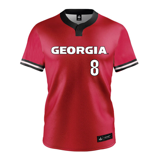 Georgia - NCAA Softball : Mua Williams - Red Jersey-0
