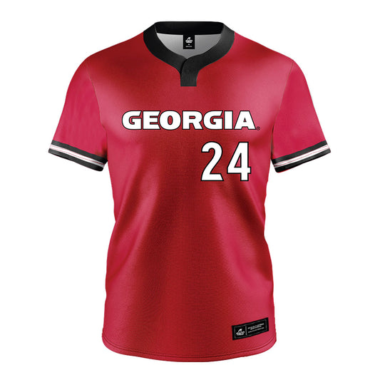 Georgia - NCAA Softball : Esther White - Red Jersey-0
