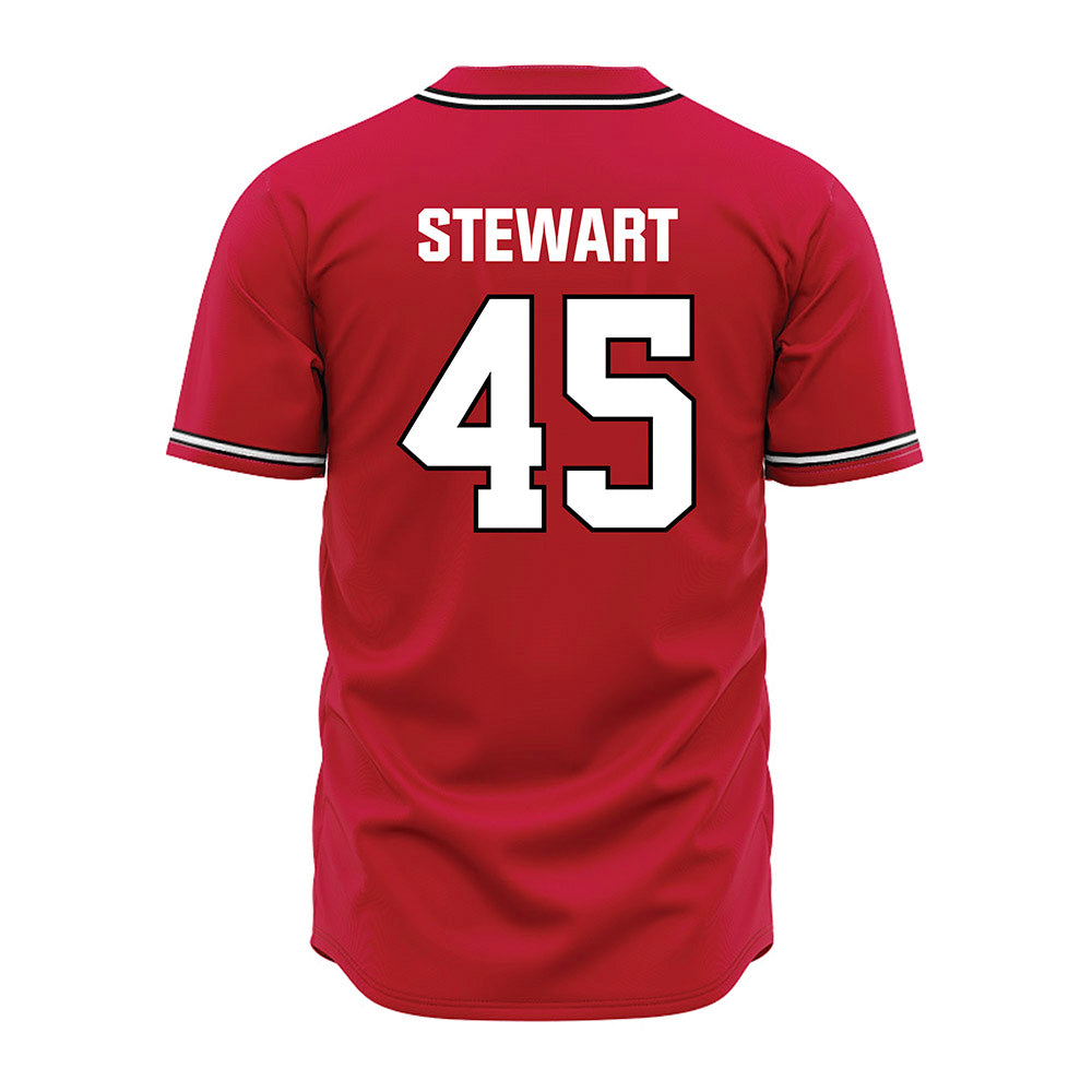 Georgia - NCAA Baseball : Bradley Stewart - Red Jersey-1