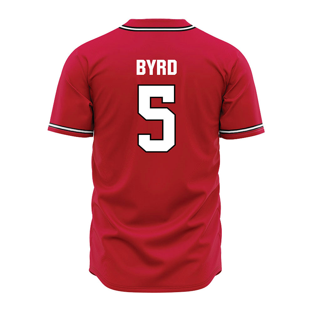 Georgia - NCAA Baseball : Justin Byrd - Red Jersey-1