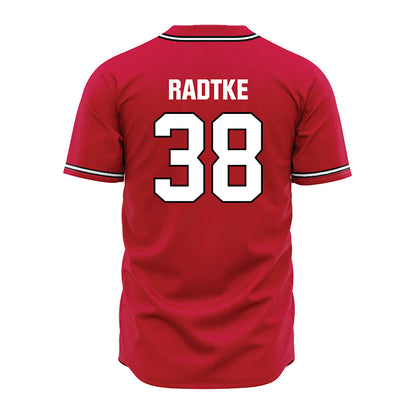 Georgia - NCAA Baseball : DJ Radtke - Red Jersey-1