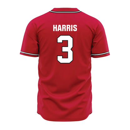 Georgia - NCAA Baseball : Zach Harris - Red Jersey-1