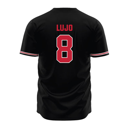 Georgia - NCAA Baseball : Rylan Lujo - Black Jersey-1