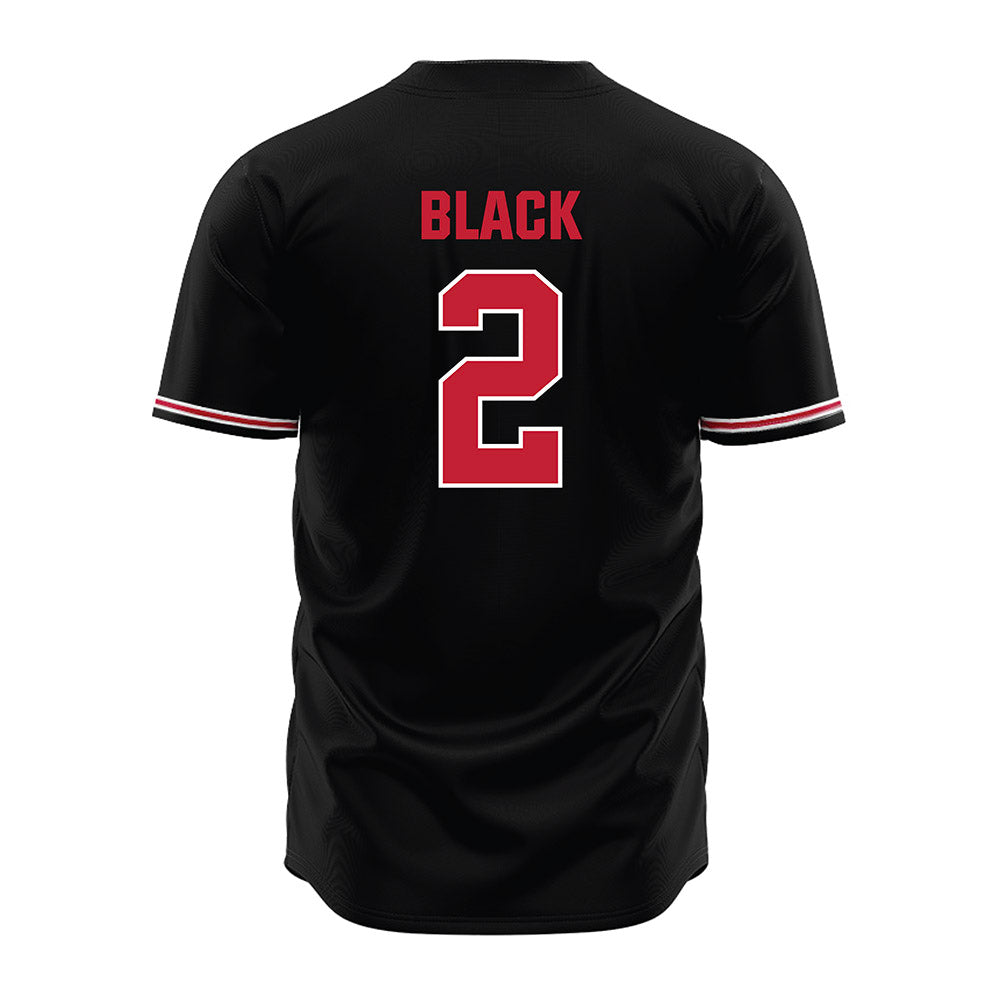 Georgia - NCAA Baseball : Ryan Black - Black Jersey-1