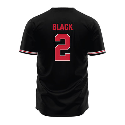 Georgia - NCAA Baseball : Ryan Black - Black Jersey-1