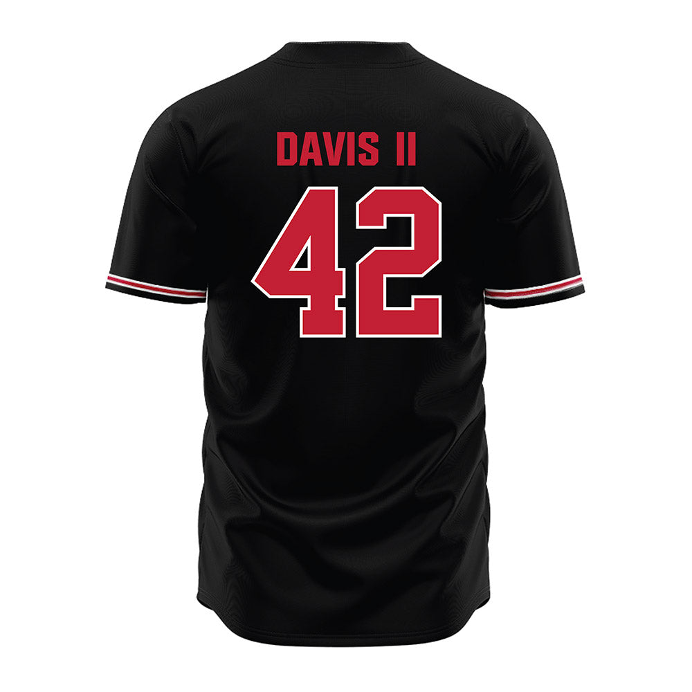 Georgia - NCAA Baseball : Alton Davis II - Black Jersey-1