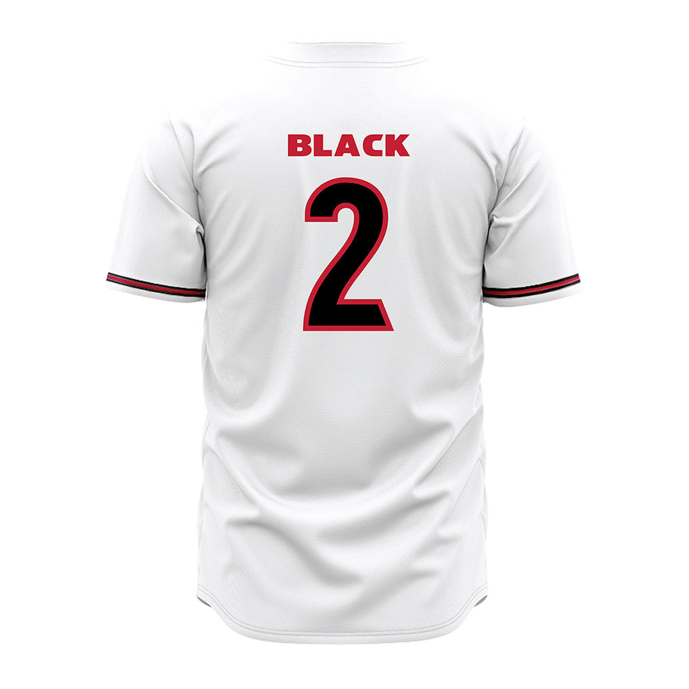 Georgia - NCAA Baseball : Ryan Black - White Jersey-1