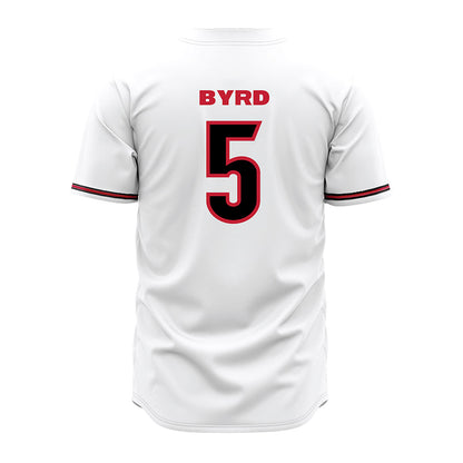 Georgia - NCAA Baseball : Justin Byrd - White Jersey-1