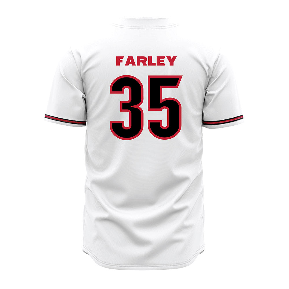 Georgia - NCAA Baseball : Paul Farley - White Jersey-1