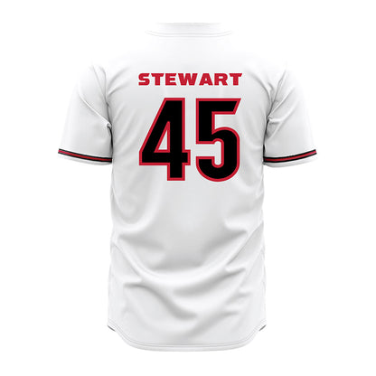 Georgia - NCAA Baseball : Bradley Stewart - White Jersey-1