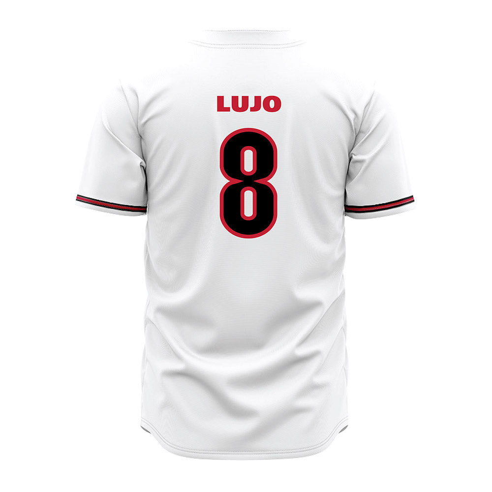 Georgia - NCAA Baseball : Rylan Lujo - White Jersey-1