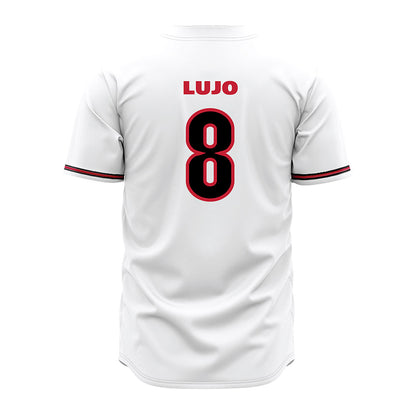 Georgia - NCAA Baseball : Rylan Lujo - White Jersey-1