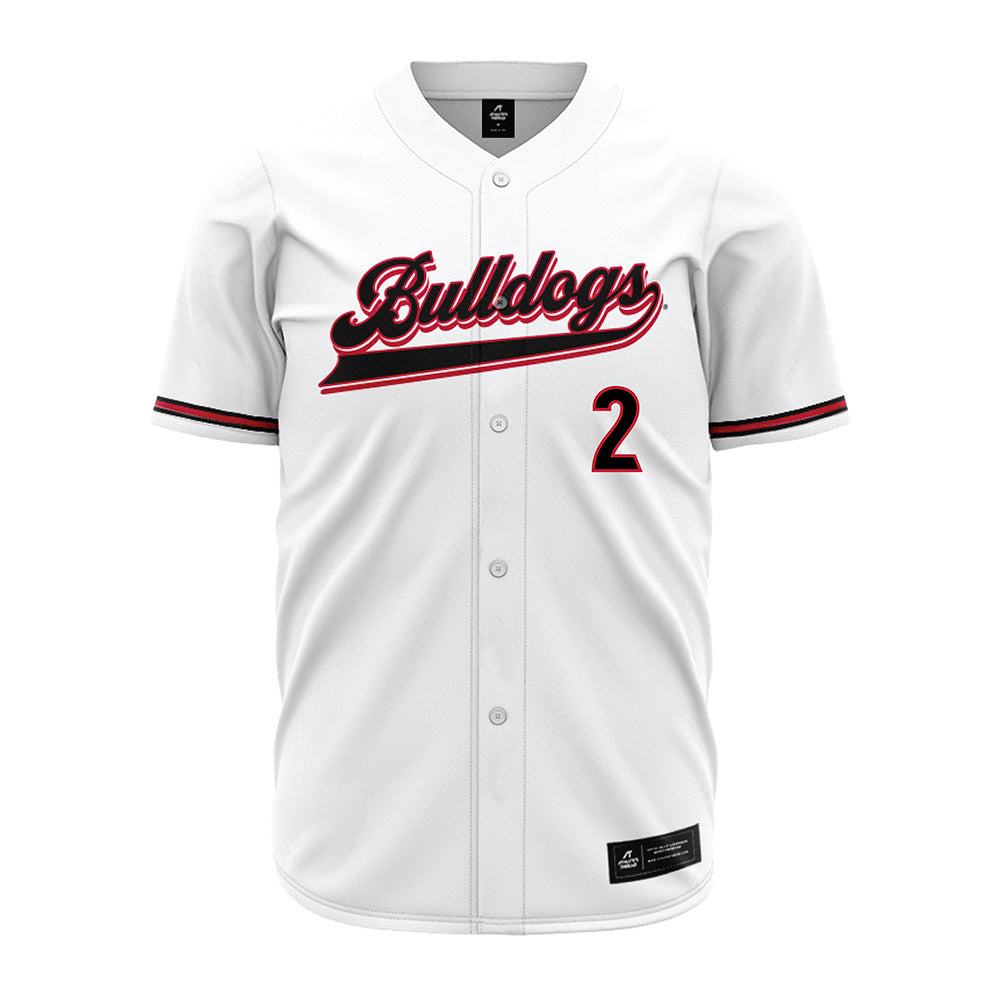 Georgia - NCAA Baseball : Ryan Black - White Jersey-0