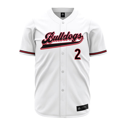Georgia - NCAA Baseball : Ryan Black - White Jersey-0