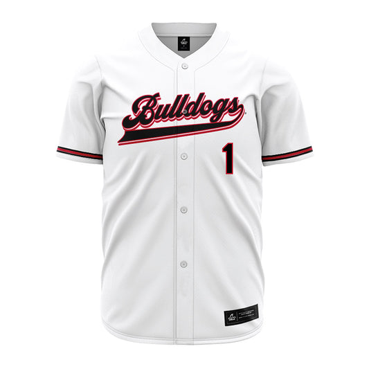 Georgia - NCAA Baseball : Tre Phelps - White Jersey-0