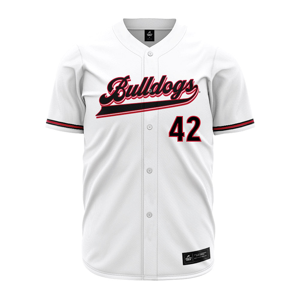 Georgia - NCAA Baseball : Alton Davis II - White Jersey-0